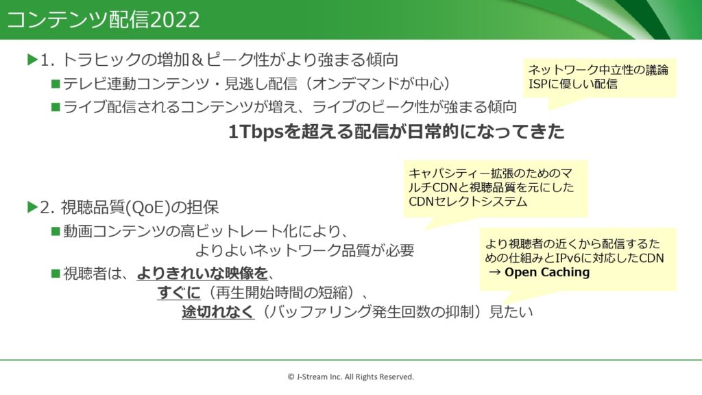 【図6】コンテンツ配信2022における2つの注目点